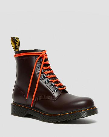 Botas con Cordones Dr Martens 1460 Ben Smooth Cuero Hombre Rojos | MX 307KOR